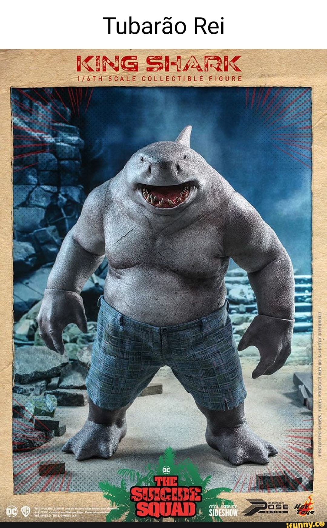 Tubarao Rei KING SHARK SCALE COLLECTIBLE FIGURE ore e, bs - iFunny Brazil