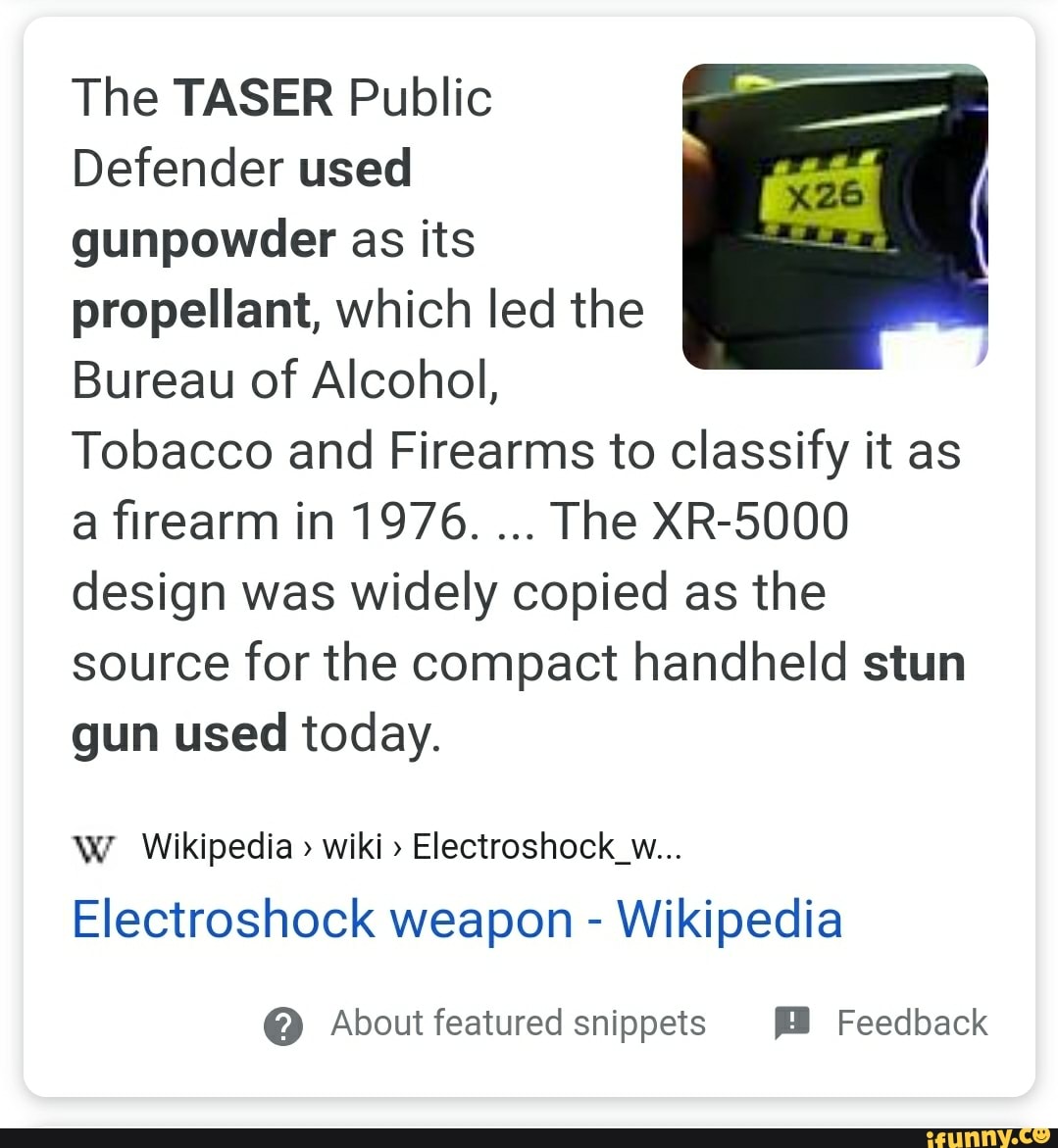 Electroshock weapon - Wikipedia
