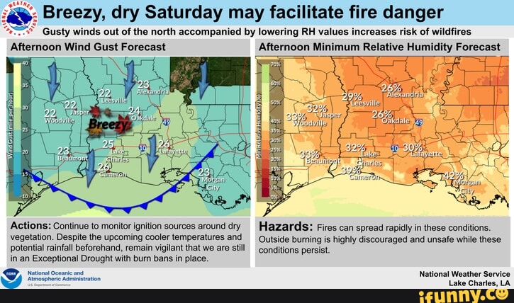 Breezy, dry Saturday may facilitate fire danger Gusty winds out of the ...