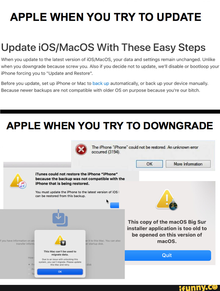 Macos memes. Best Collection of funny Macos pictures on iFunny