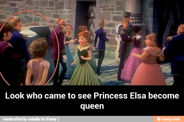 Look who came to see Princess Elsa become
queen - Look who came to see Princess Elsa become queen