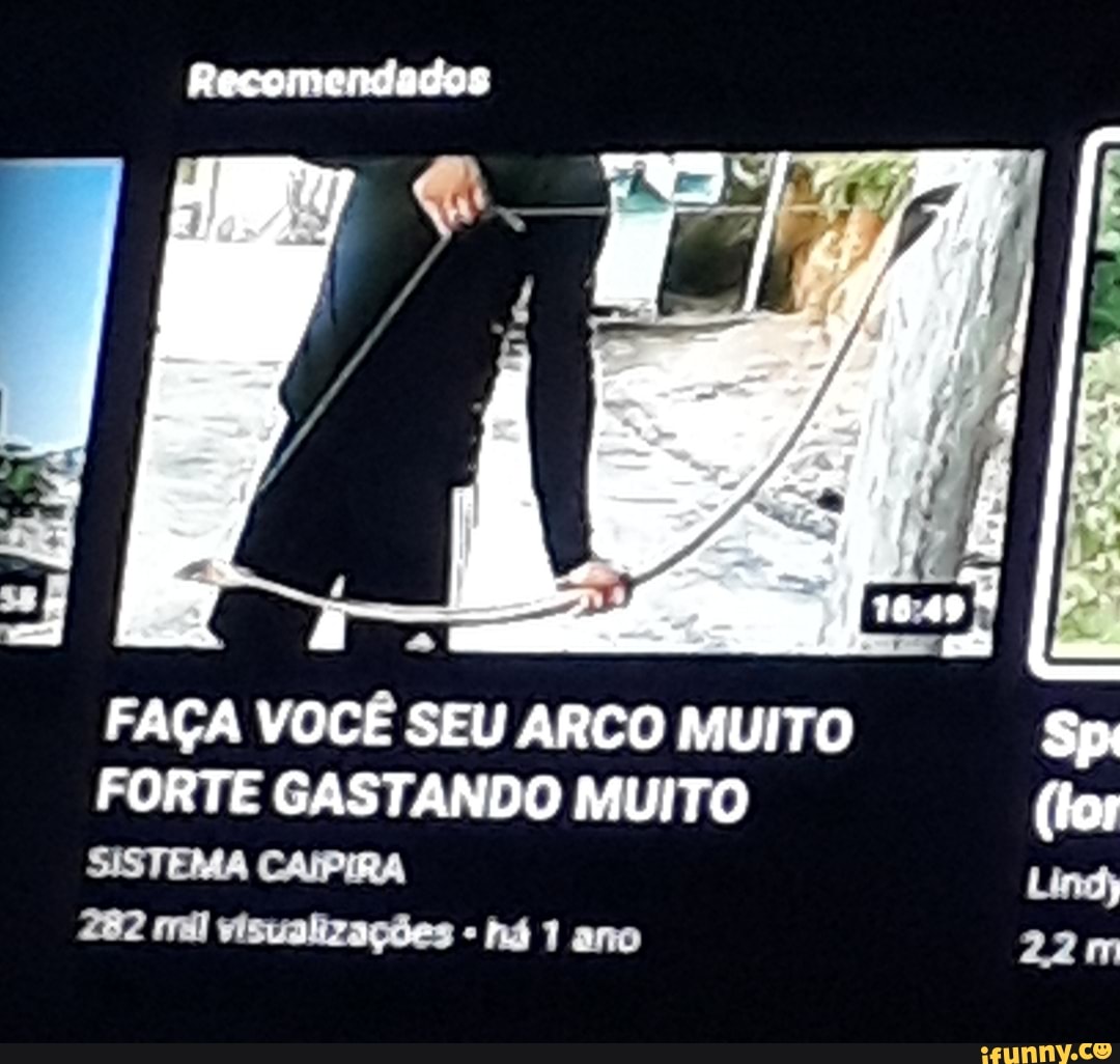 Recomendados
FAÇA VOCÊ SEU ARCO MUITO FORTE GASTANDO MUITO
amo