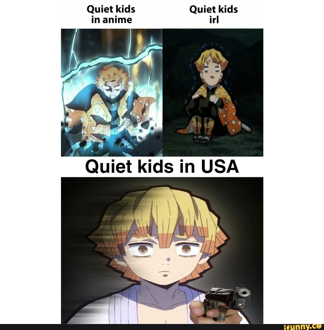Quiet kids Quiet kids in anime irl 