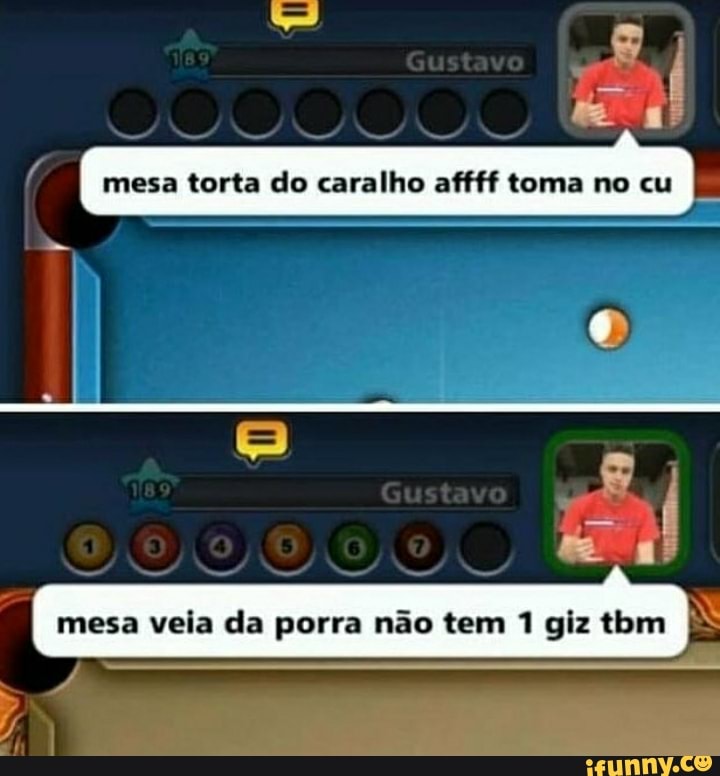 I mesa torta do caralho affff toma no cu
mesa veia da porra não tem 1 giz tbm
