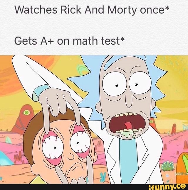 watching rick and morty
