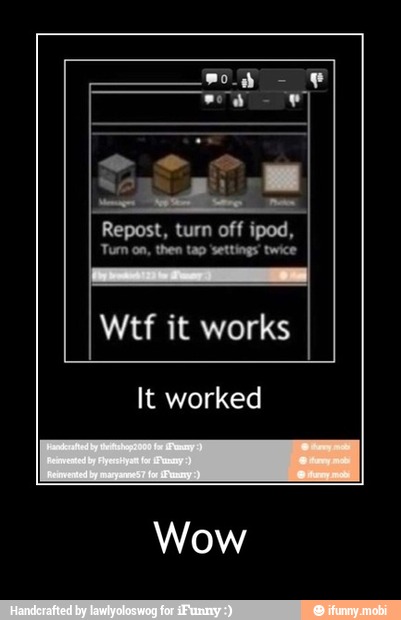 Wtf it works
It worked
Wow - Wow