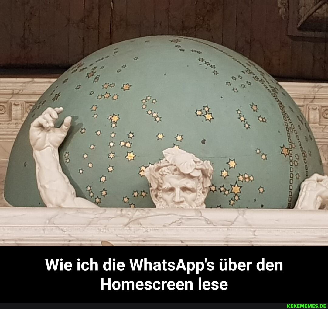 Wie ich die WhatsApp's über den
Homescreen lese - Wie ich die WhatsApp's über den Homescreen lese