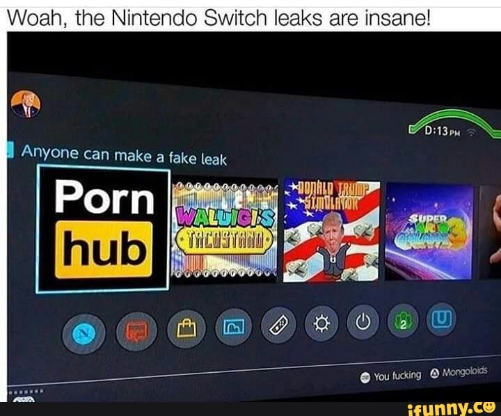 Woah, the Switch leaks are -