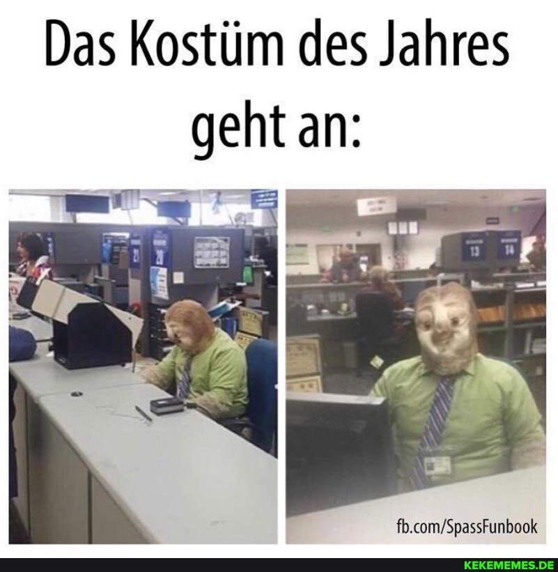 Das Kostüm des Jahres geht an: