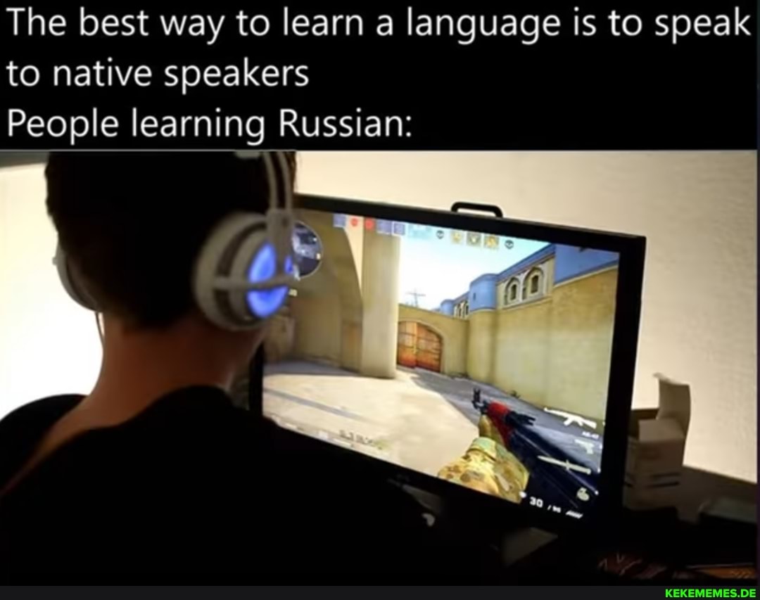 The best way to learn a language is to speak to native speakers People learning 