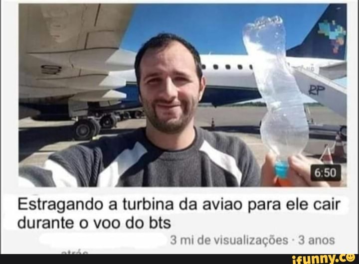 Estragando a turbina da aviao para ele cair
durante o voo do bts
3 mi de visualizações
3 anos