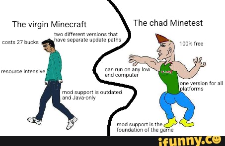 Minecraft Memes ⛏️ on X: Chad vibes  / X