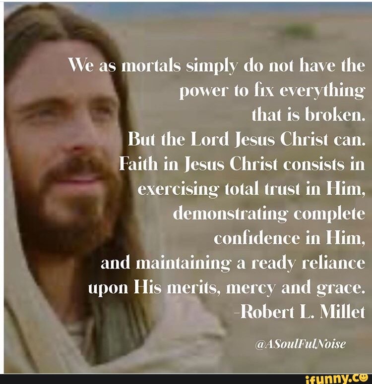 We as mortals simply do not have the power to fix everything that is