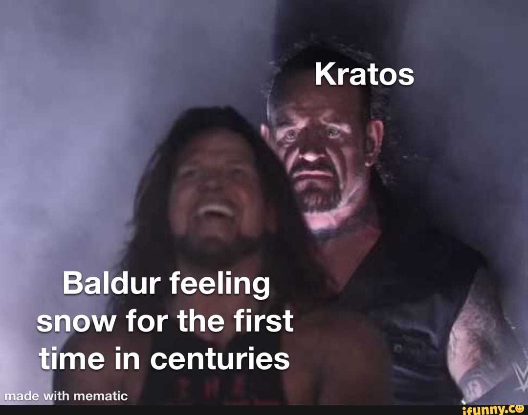 Baldur feeling snow for the first time in centuries made wi iFunny
