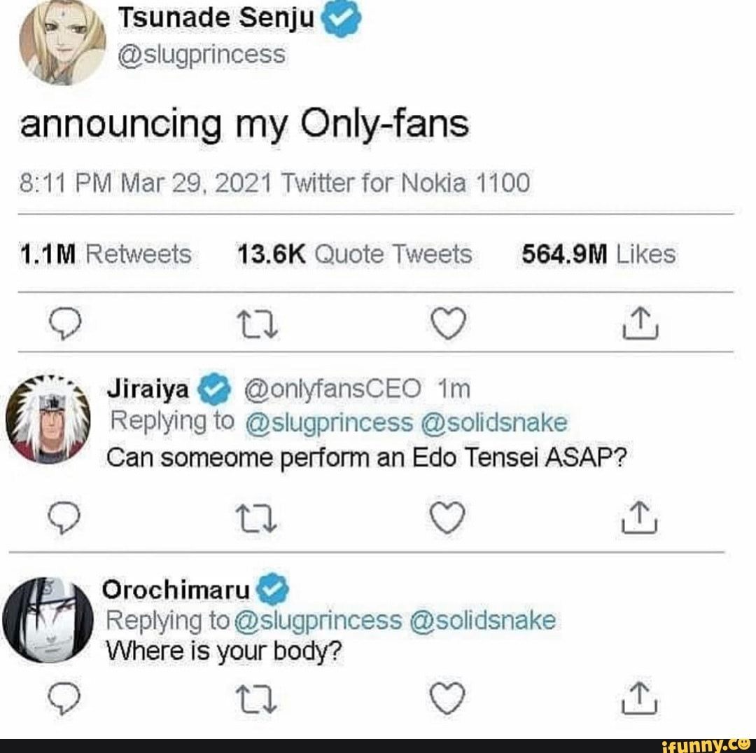 Tsunade only fans