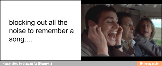 blocking out all the
noise to remember a