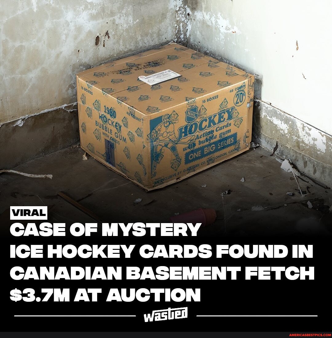 Case of mystery ice hockey cards found in Canadian basement fetch $3.7m at  auction