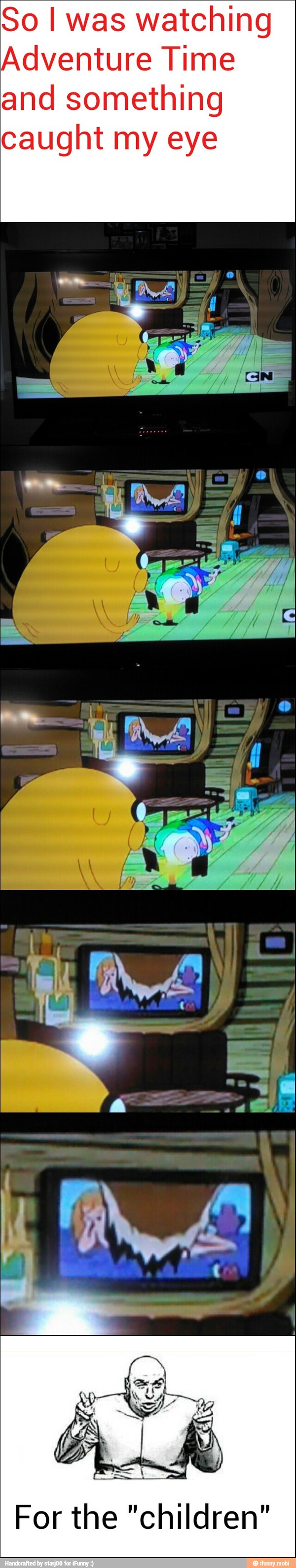 So I was watching
Adventure Time
and something
caught my eye