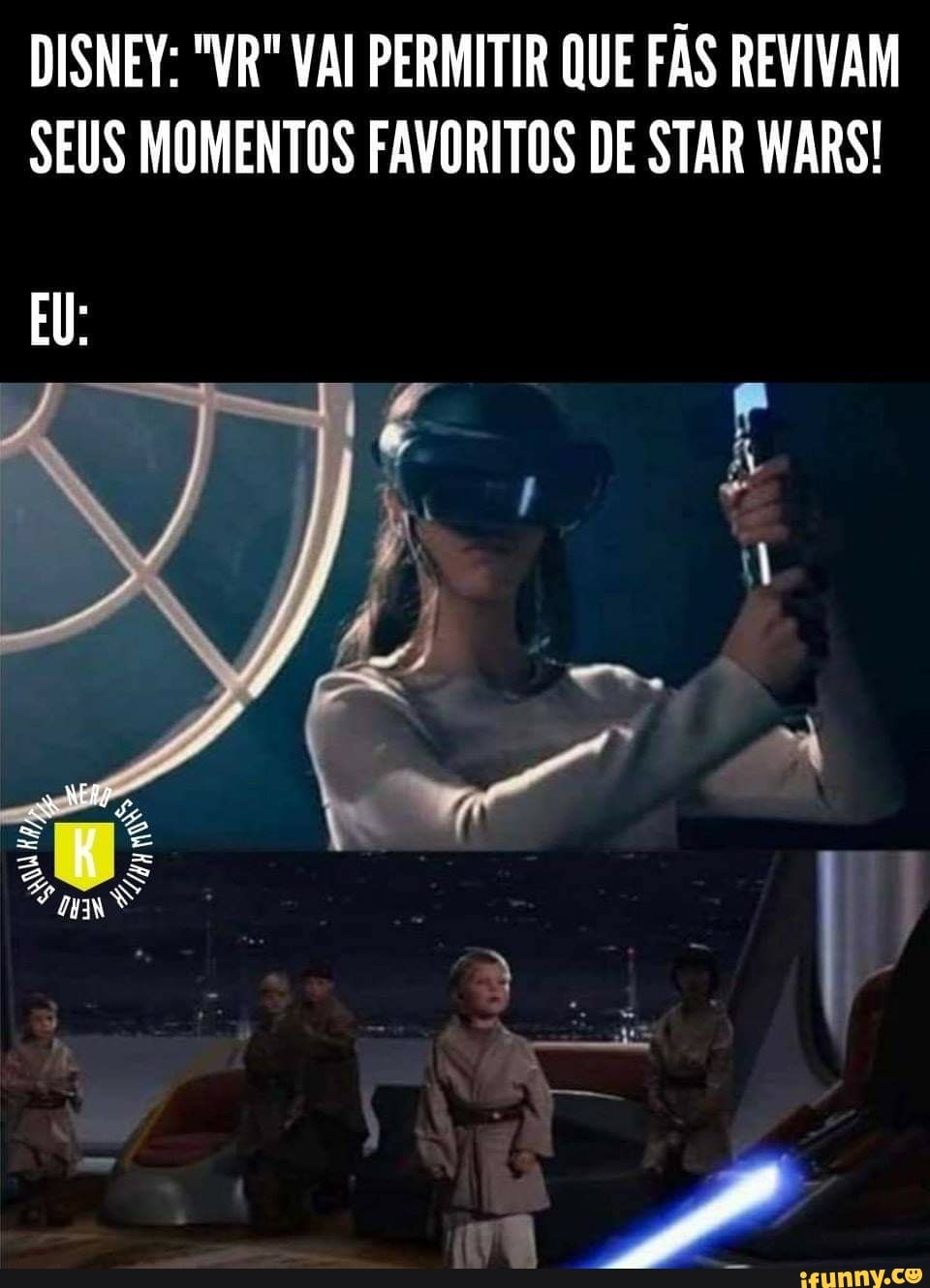 DISNEY: "VR" VAI PERMITIR QUE FÁS REVIVAM SEUS MOMENTOS FAVORITOS DE STAR WARS!
EU: