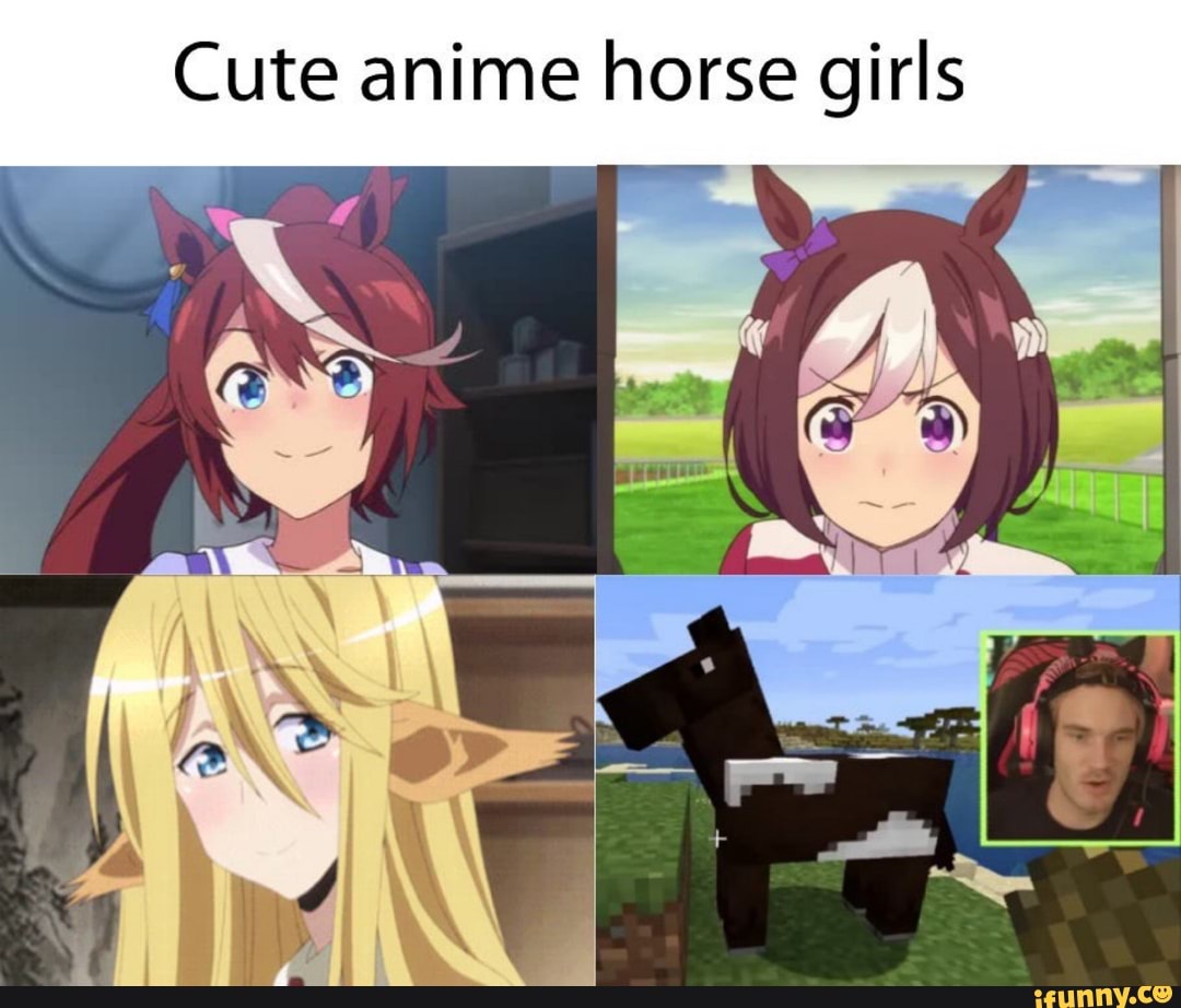 Garotas fofas de cavalos de anime - iFunny :)