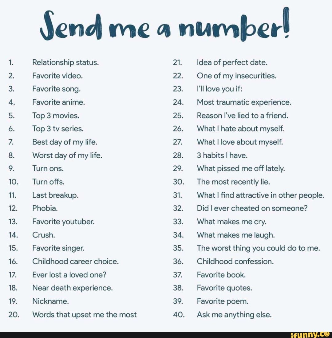 99°Ns>sn+>wwf szaasa;¢s:6 Send me a number! Relationship status ...