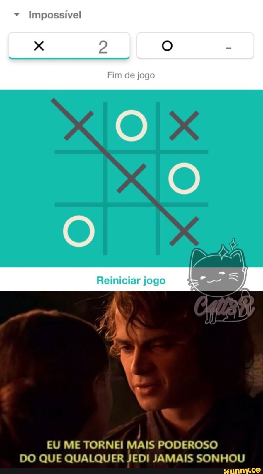 EU ME TORNEI MAIS PODEROSO
DO QUE QUALQUER JEDI JAMAIS SONHOU