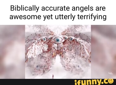 Biblically accurate angels are awesome yet utterly terrifying - iFunny
