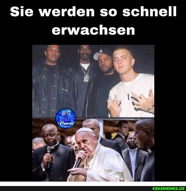 Sie werden so schnell erwachsen
