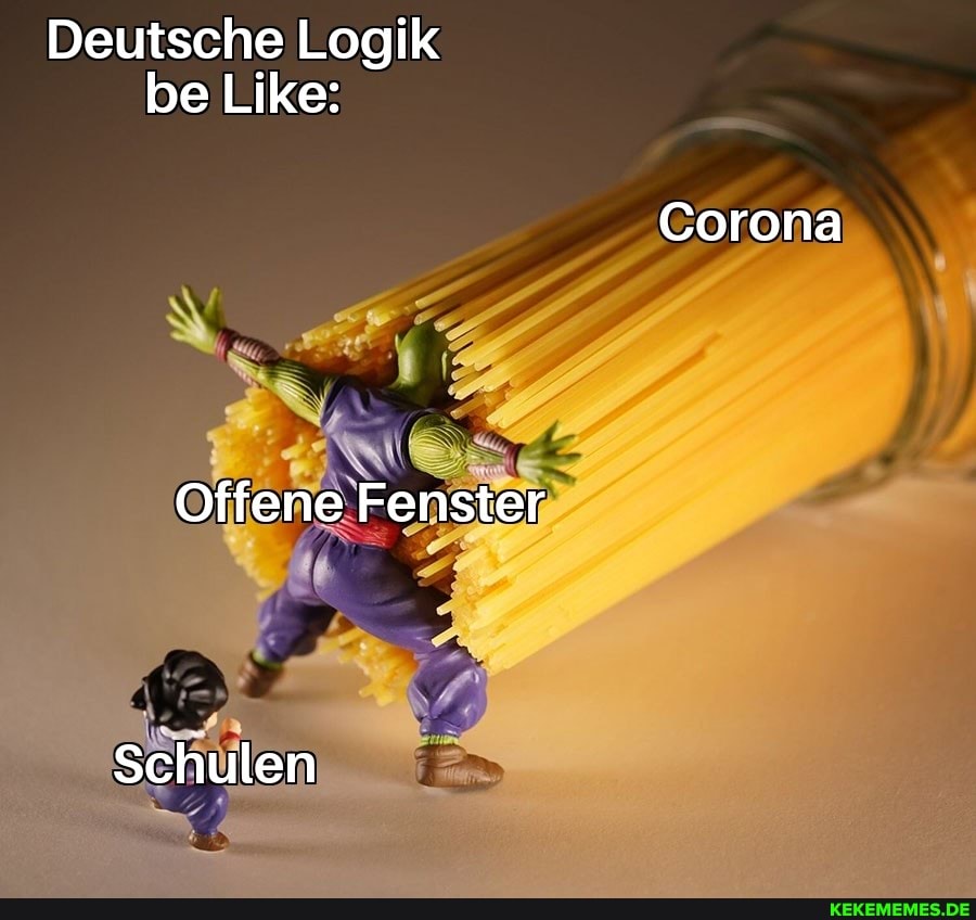 Deutsche Logik be Like:
Offene Fenster
Schulen