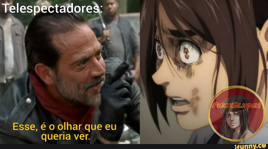 Telespectadores:
Esse, é o olhar que eu queria ver.