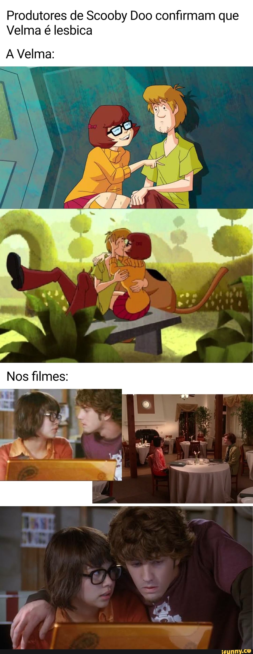 Produtores de Scooby Doo confirmam que
Velma é lesbica
A Velma: