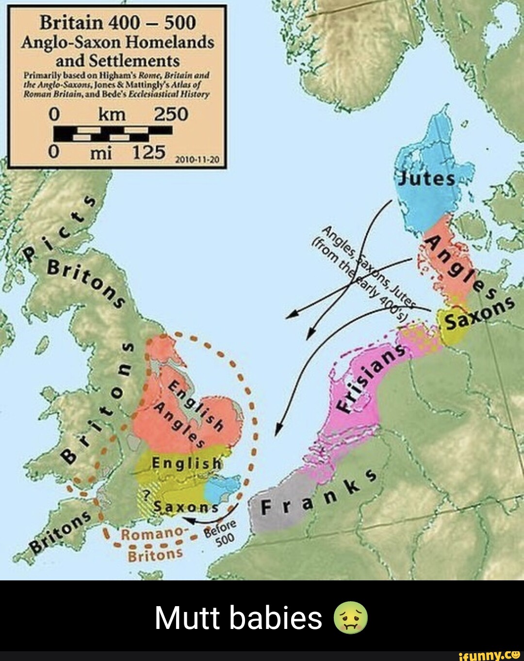 Britain 400 500 AngloSaxon Homelands and Settlements Primarily based