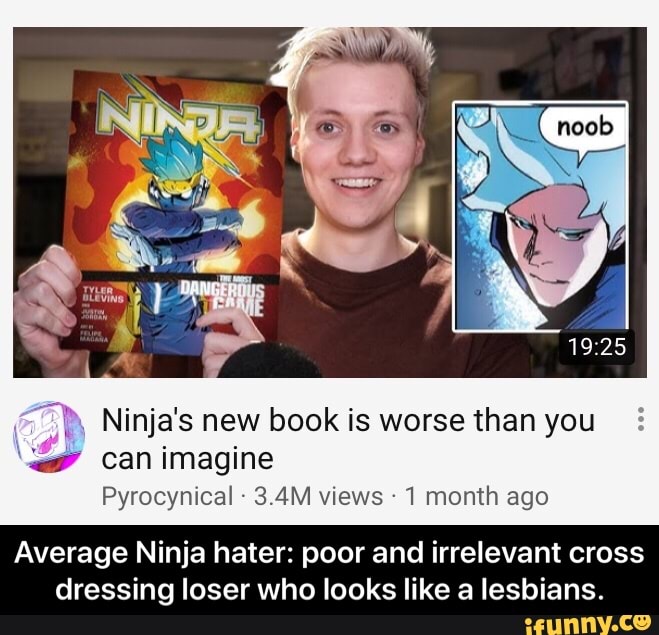 Ninja's new book is worse than you can imagine 