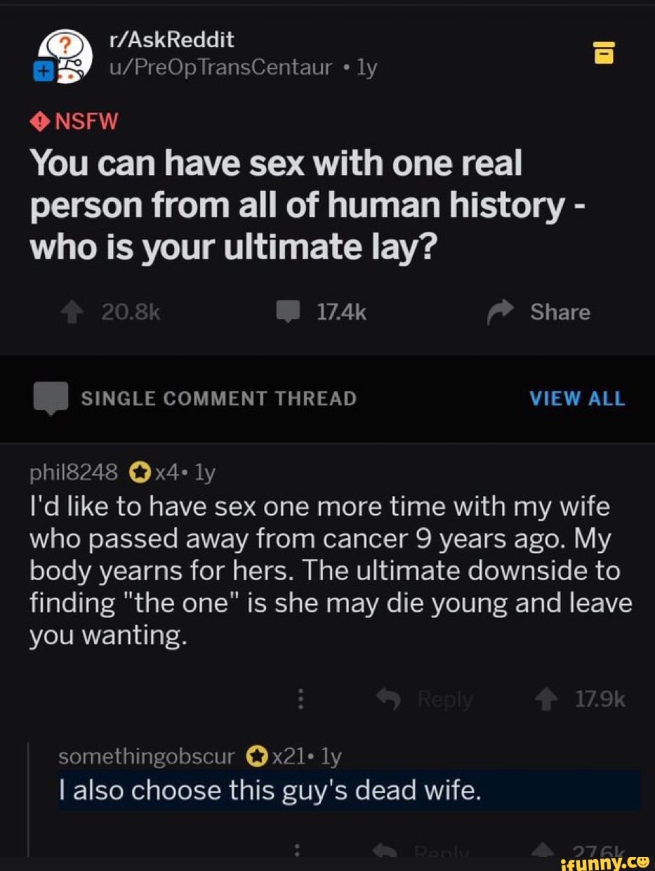 Ly NSFW You can have sex with one real person from all of human history pic