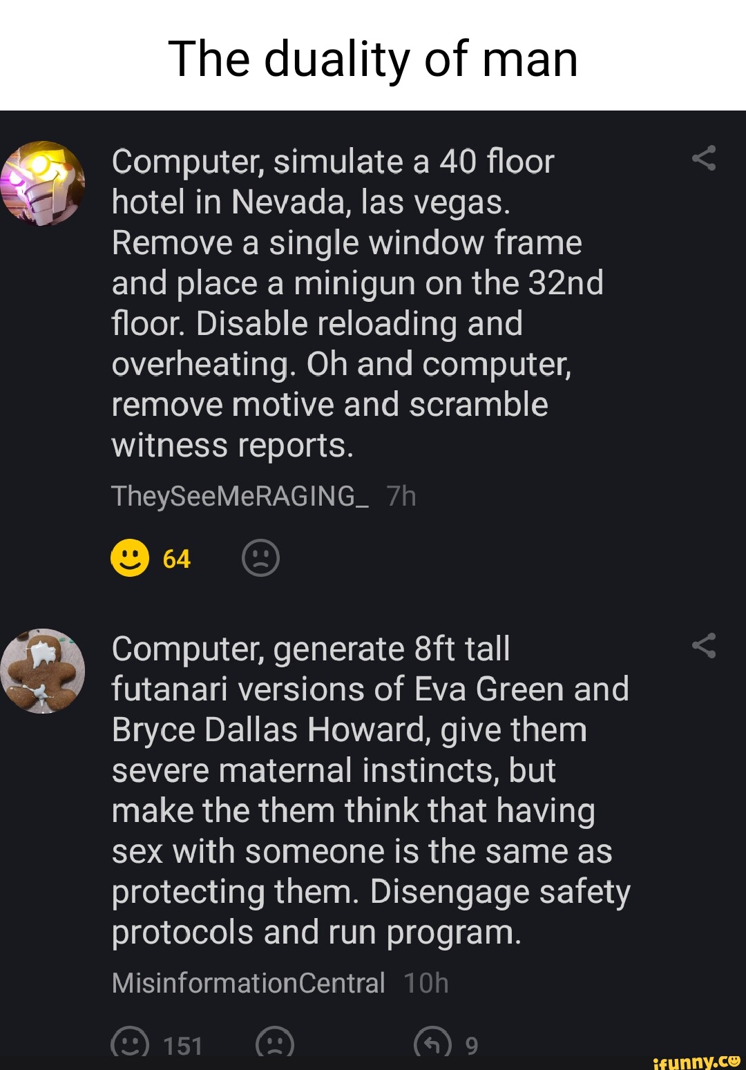 The duality of man Computer, simulate a 40 floor hotel in Nevada, las ...