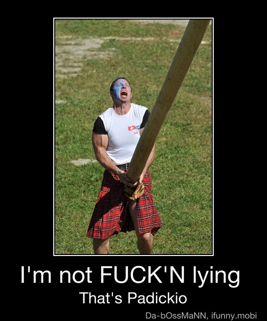I'm not FUCK'N lying
That's Padickio - I'm not FUCK'N lying
That's Padickio