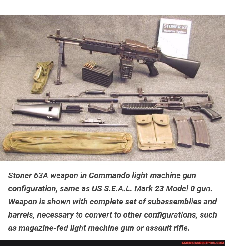 Stoner Weapon In Commando Light Machine Gun Configuration Same As Us S