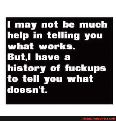 I may not be much help in telling you what works.
But, have a history of fuckups to tell you what doesn't.