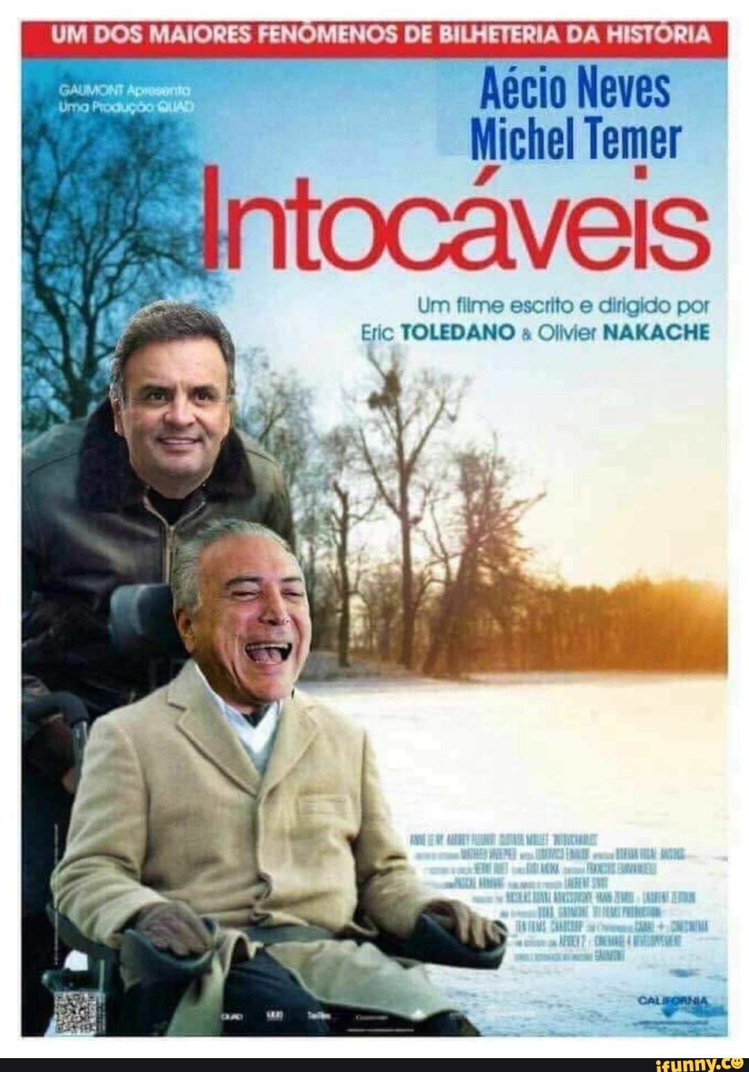 UM DOS MAIORES FENÔMENOS DE BILHETERIA DA HISTORIA
yntocaveis
Um filme escrito e dirigido por
Eric TOLEDANO a Olivier NAKACHE