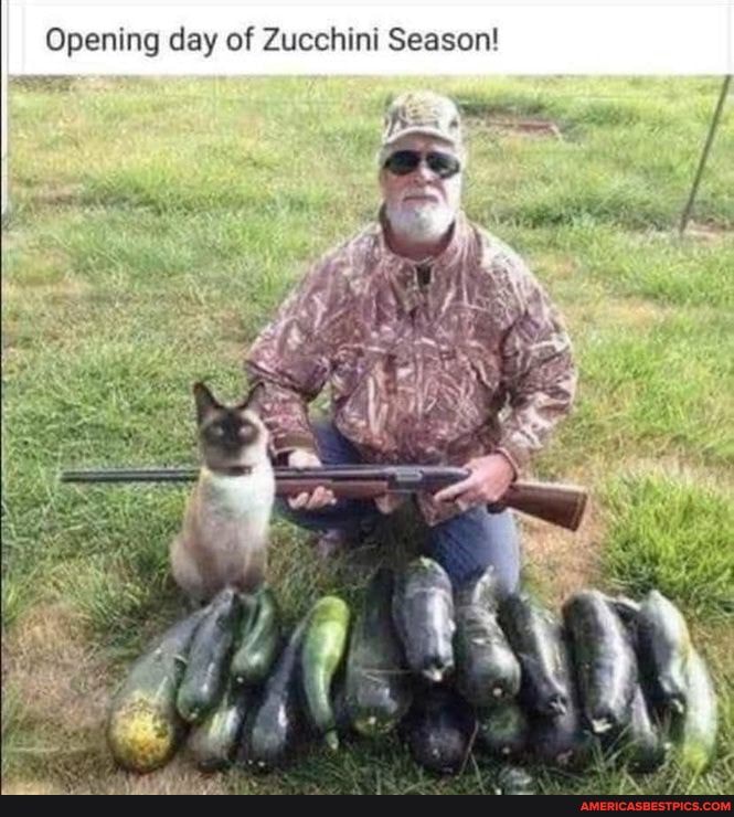 Opening day of Zucchini Season!