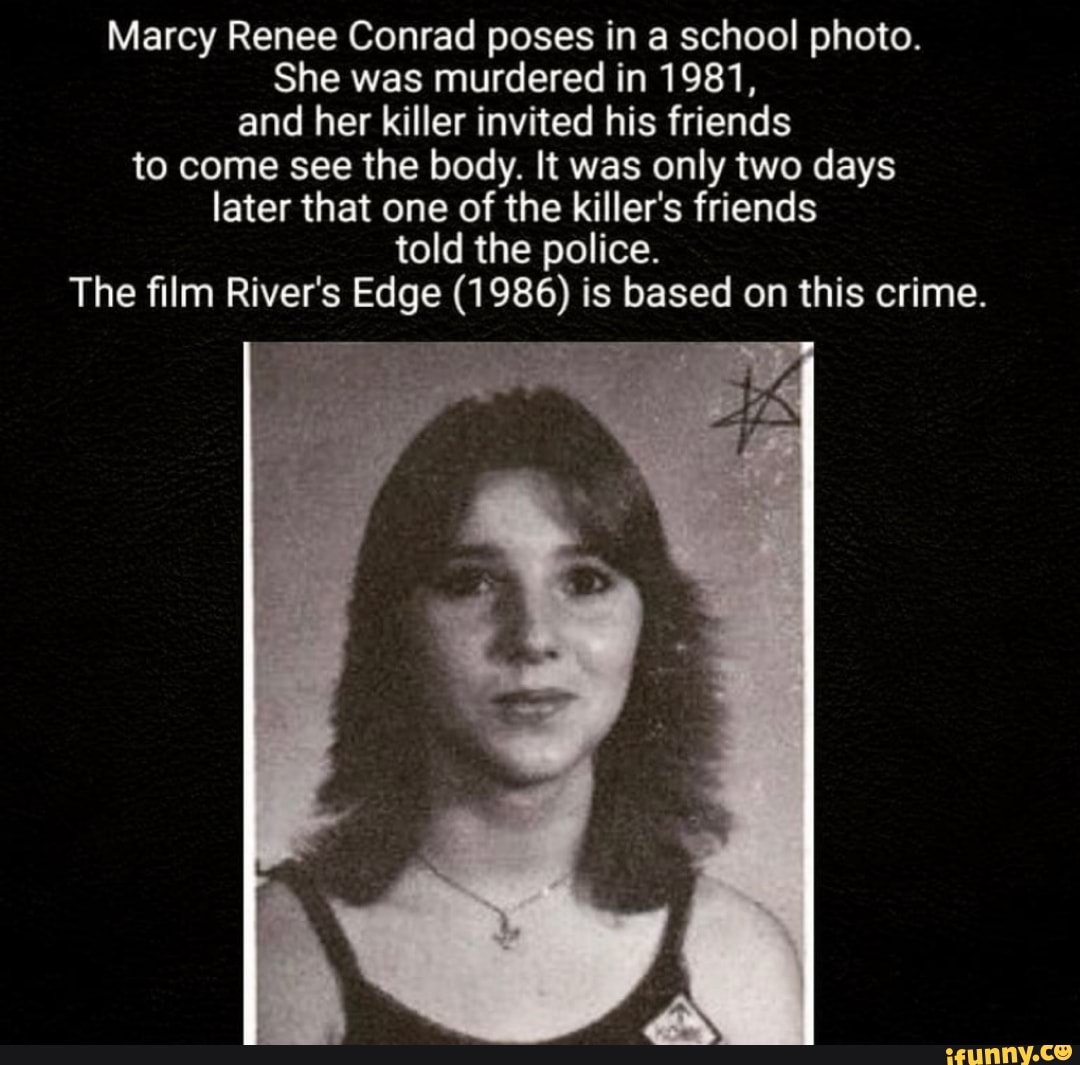 Marcy Renee Conrad poses in a school photo. She was murdered in 1981