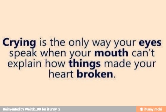 ios is the only way your eyes
speak when your mouth can't
explain how things made your
heart broken.