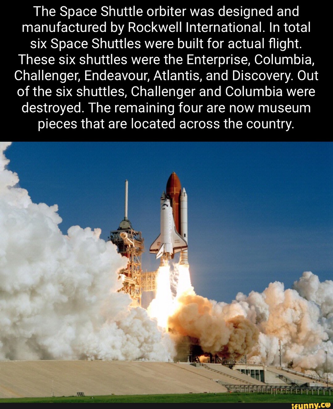 space shuttles were built where