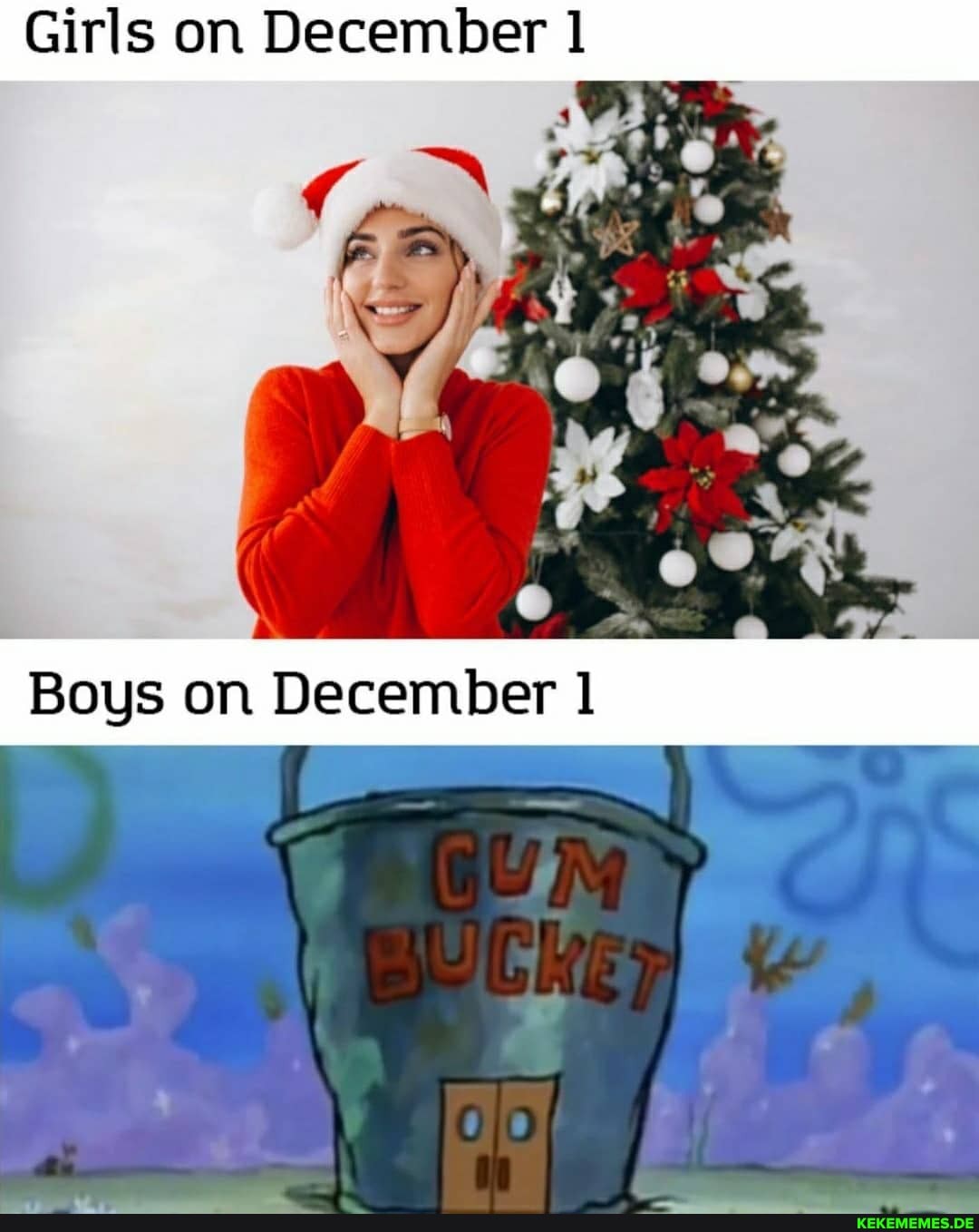 Girls on December 1
he
Boys on December 1
