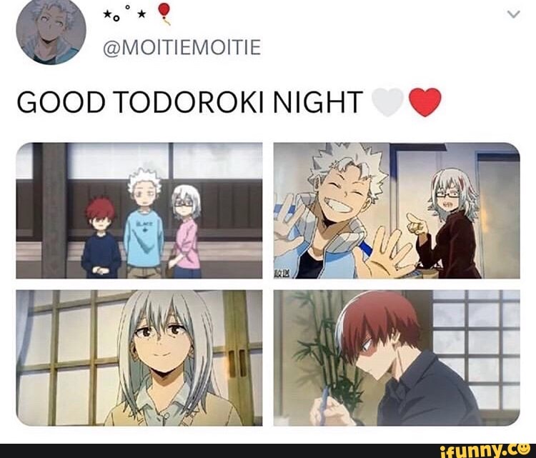 @MOITIEMOITIE
GOOD TODOROKINIGHT O
