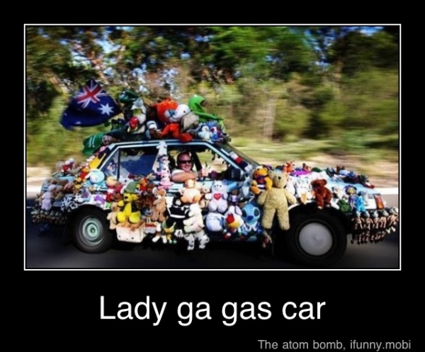 Lady ga gas car - Lady ga gas car
