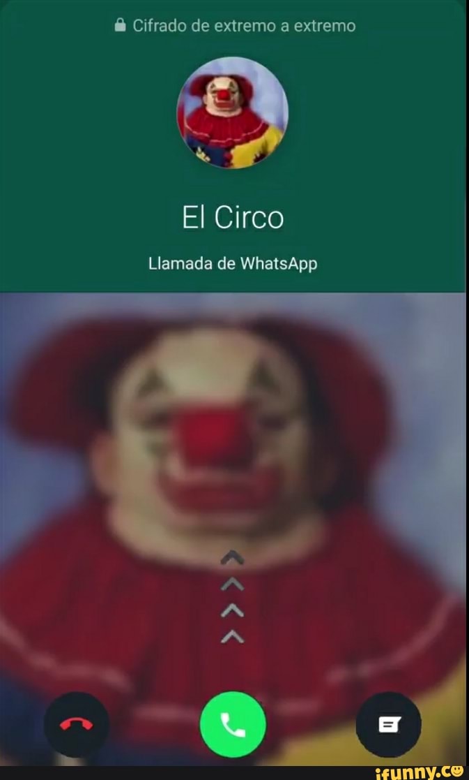 Cifrado de extremo a extremo
El Circo
Llamada de WhaisApp