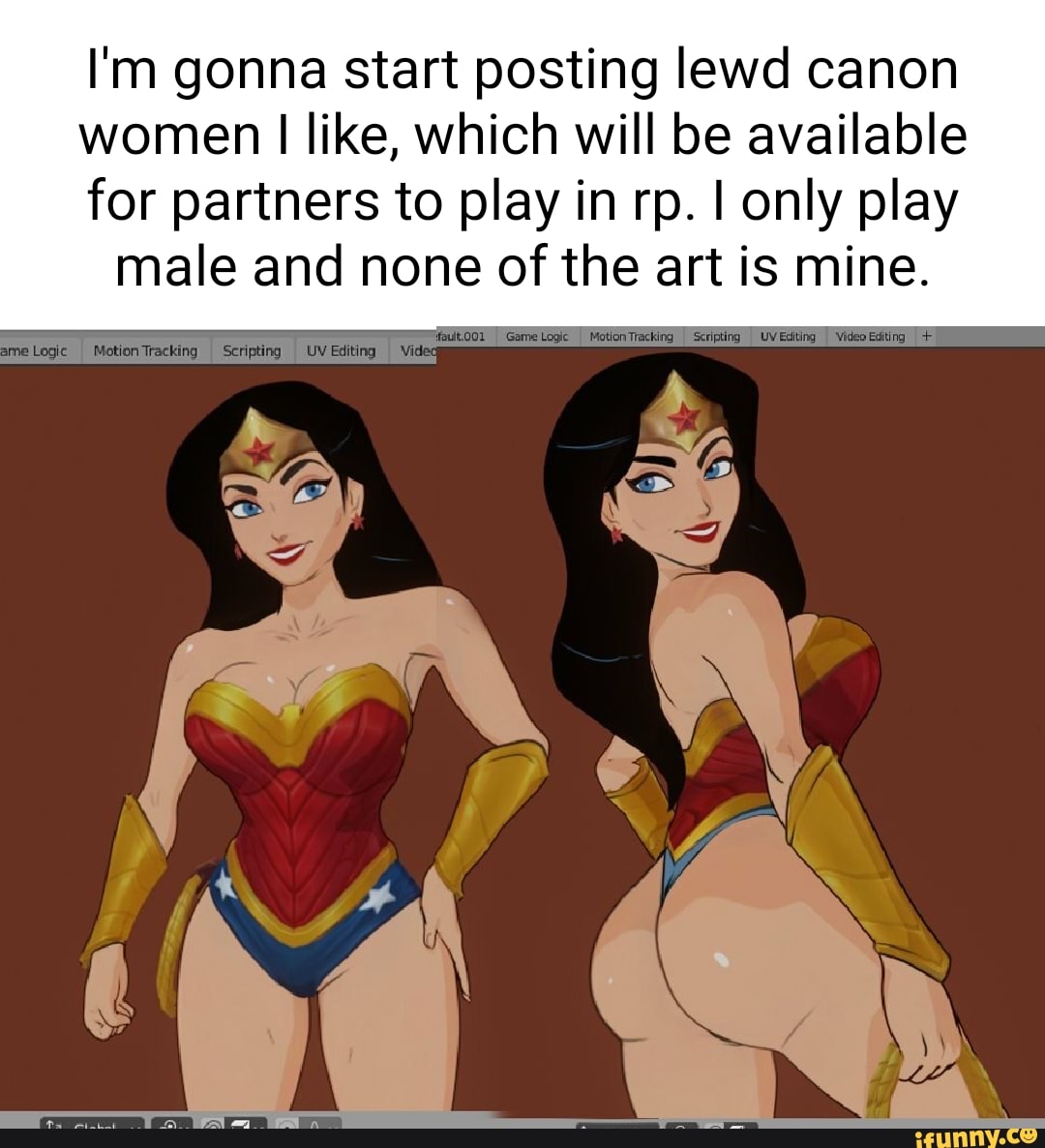 I'm gonna start posting lewd canon women I like, which will be availab...