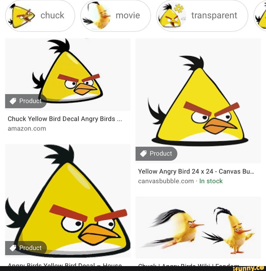 angry birds yellow bird chuck