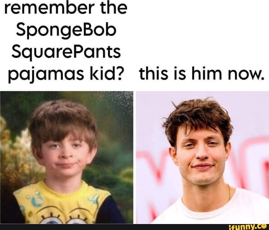 Spongebob 2025 pyjama kid